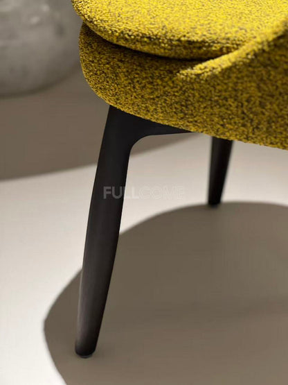 The Chartreuse Boucle Dining Chair