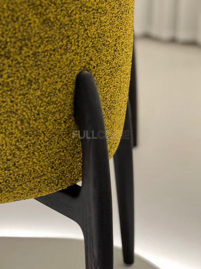 The Chartreuse Boucle Dining Chair