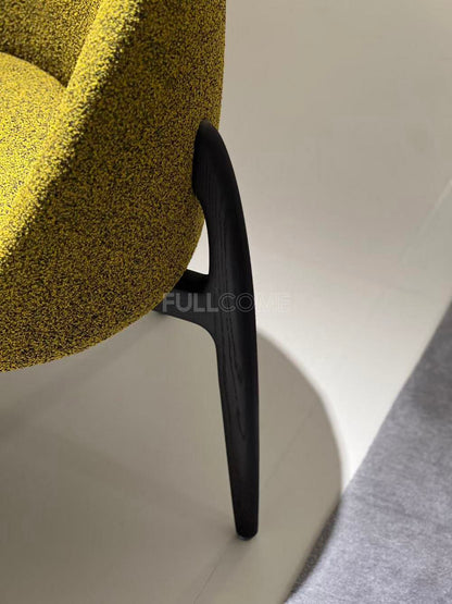 The Chartreuse Boucle Dining Chair