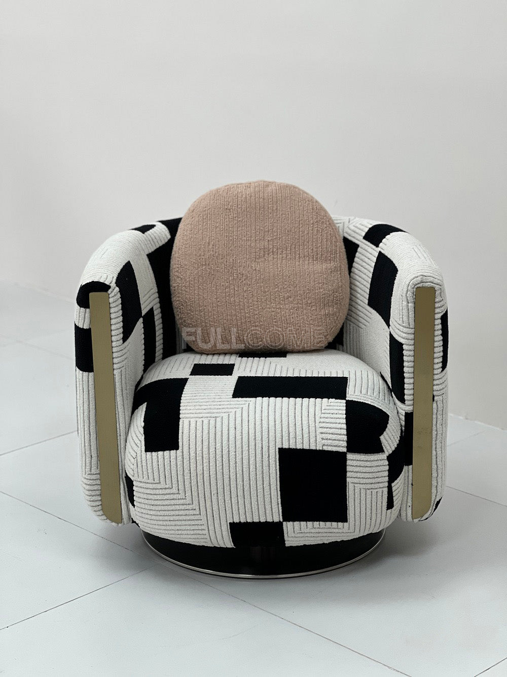 The Graphic Block Barrel Chair