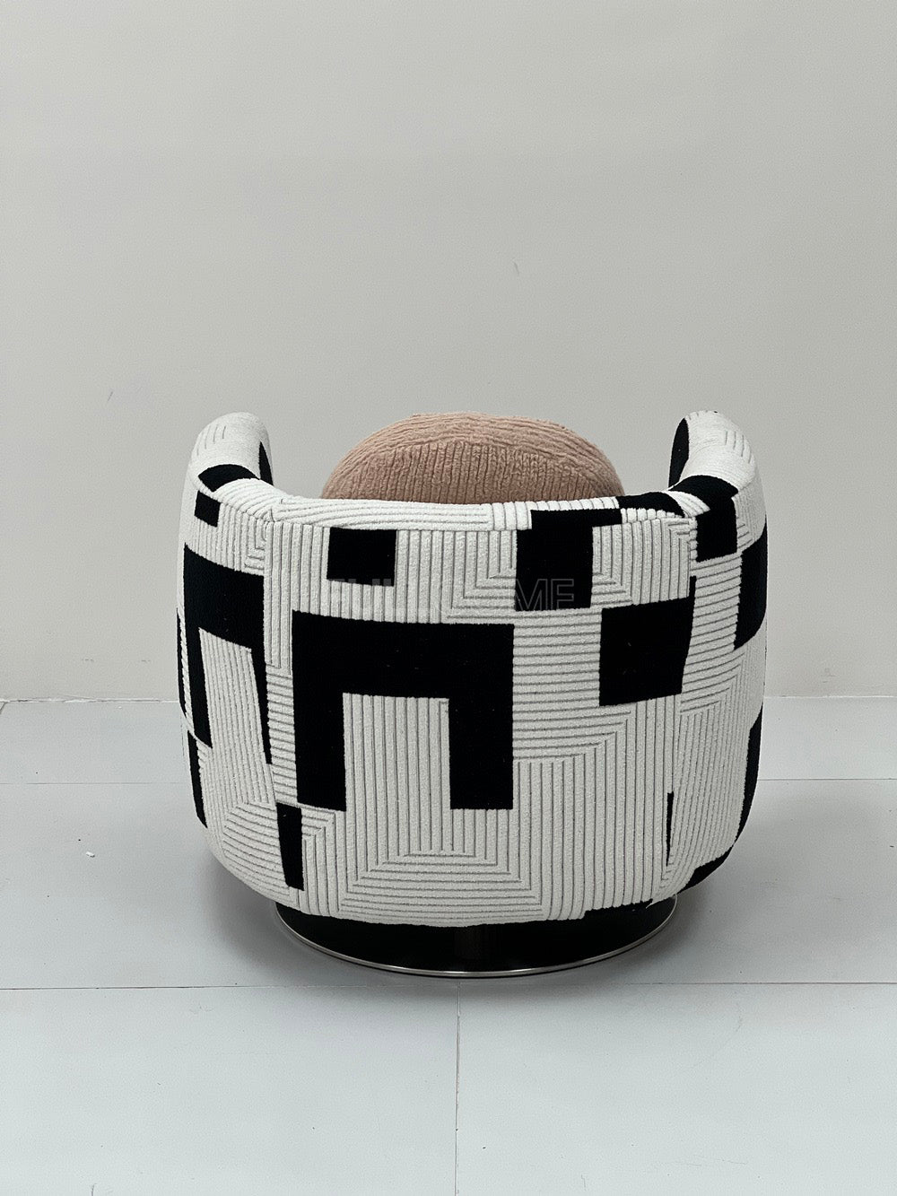 The Graphic Block Barrel Chair