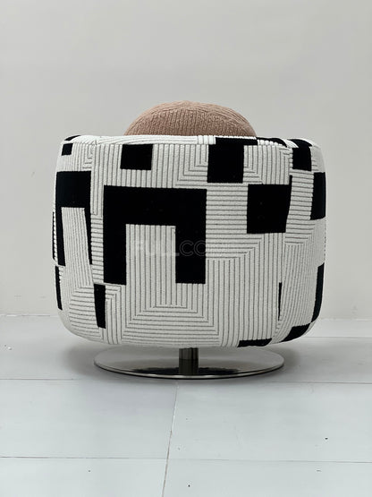 The Graphic Block Barrel Chair