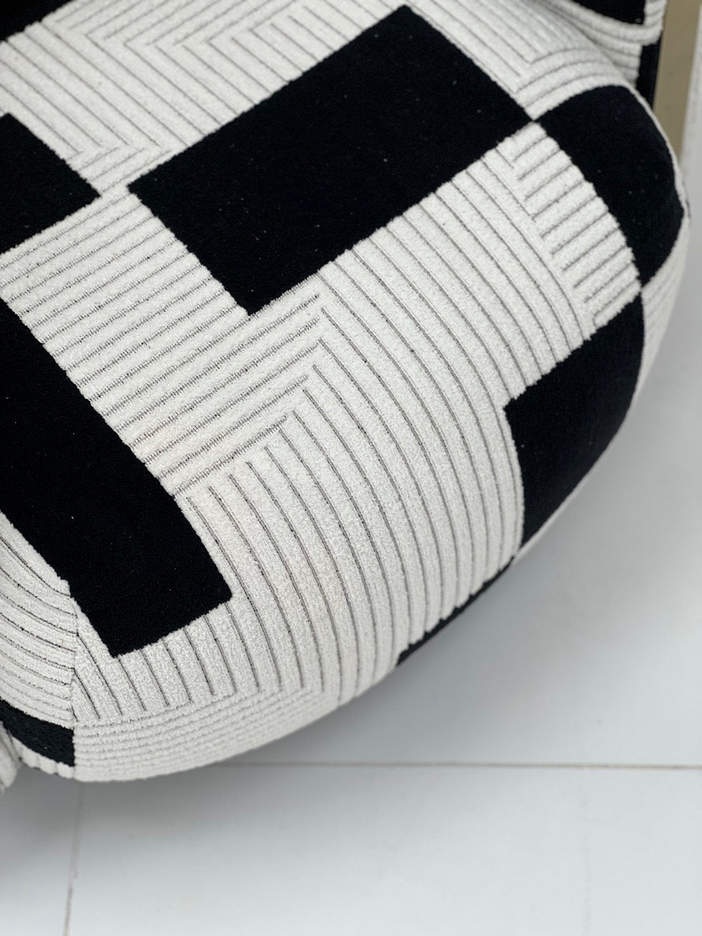 The Graphic Block Barrel Chair