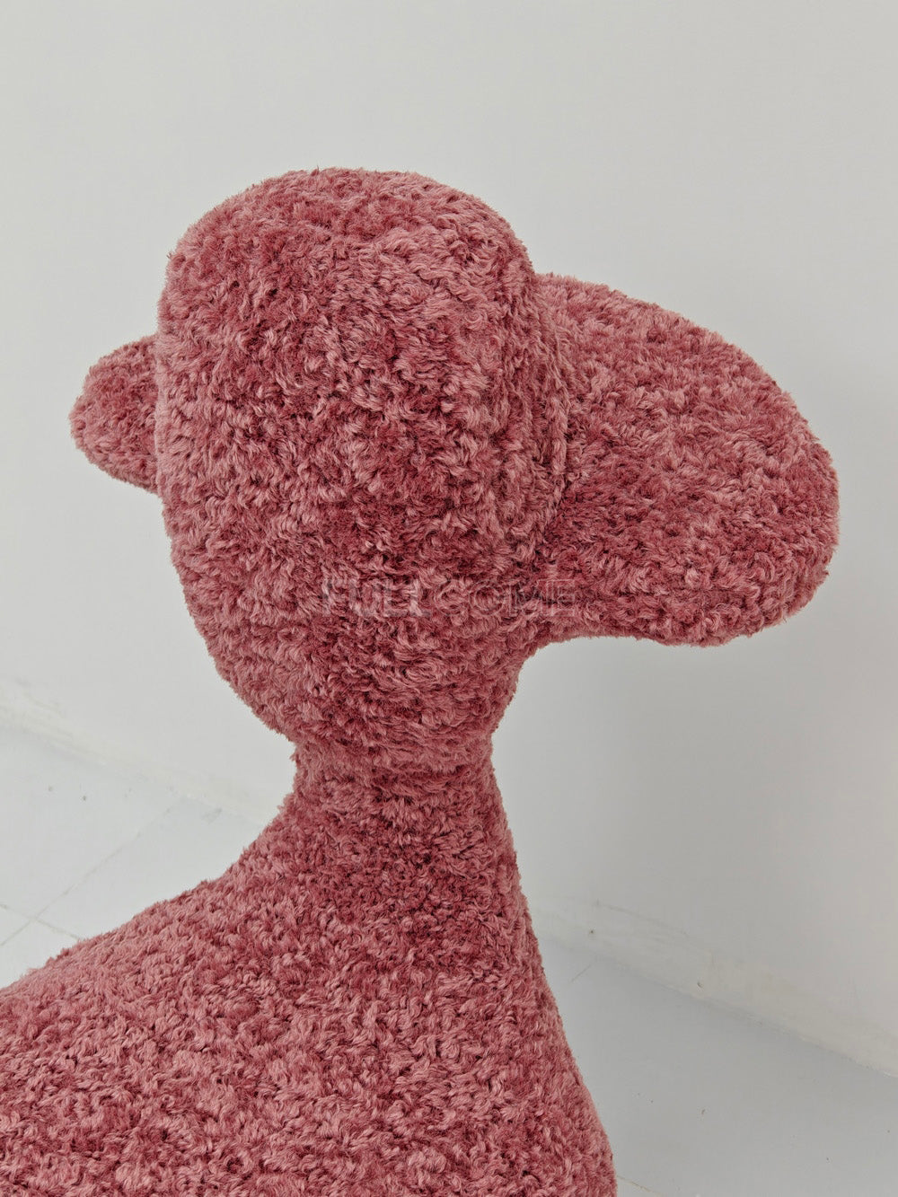 The Brim Hat Lamb Stool