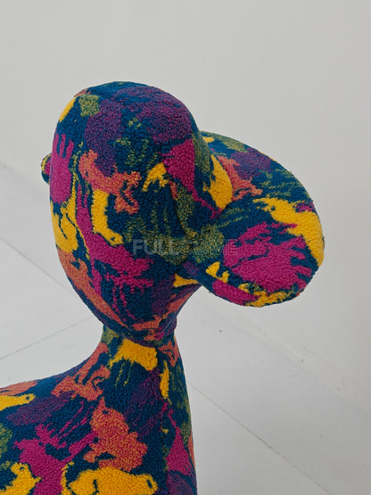 The Brim Hat Lamb Stool