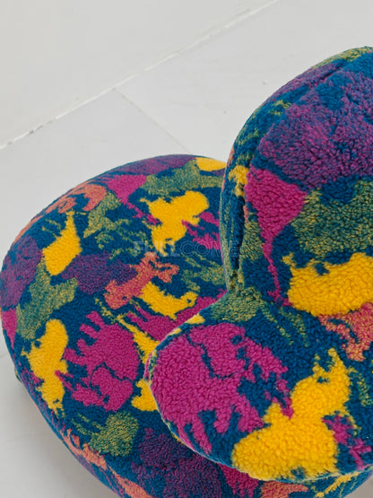 The Brim Hat Lamb Stool