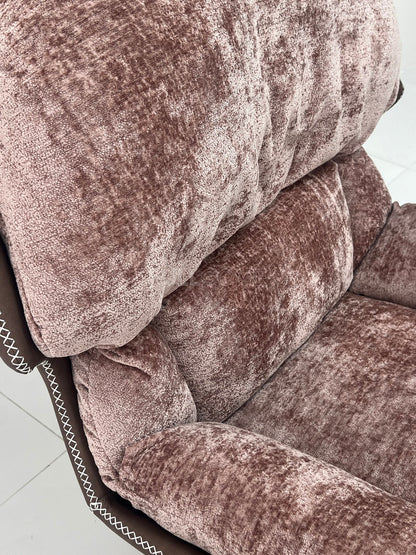 The Rivet Rim Swivel Chair