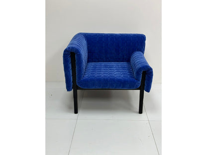 The Cobalt Quilted Armchair