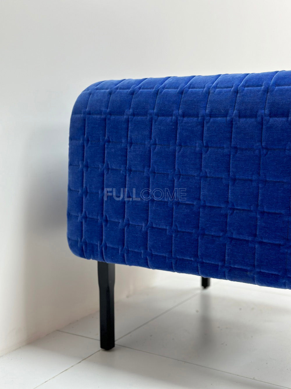 The Cobalt Quilted Armchair