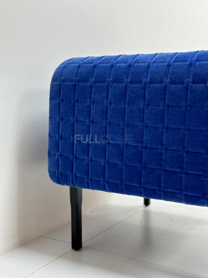 The Cobalt Quilted Armchair