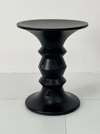 The Black Bobbin Pedestal Side Table