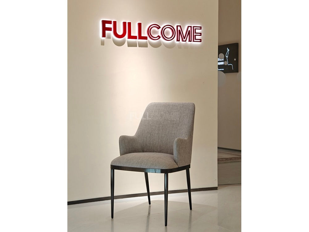 The Taupe Sweep Dining Chair