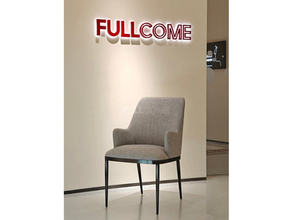 The Taupe Sweep Dining Chair