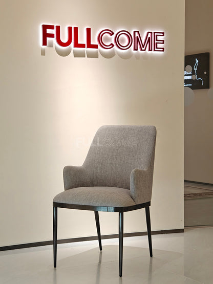 The Taupe Sweep Dining Chair