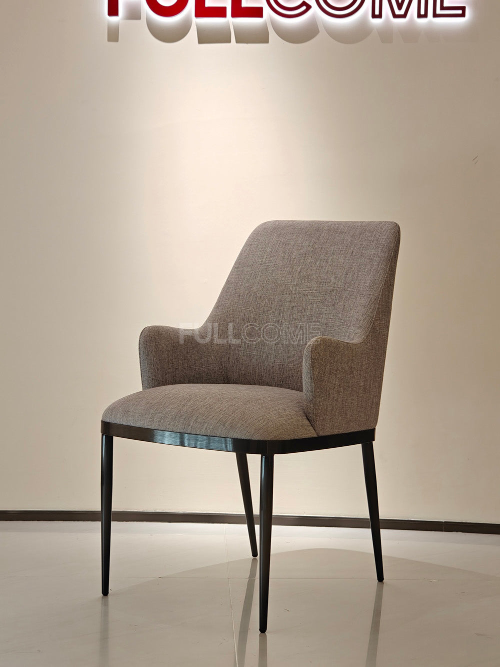 The Taupe Sweep Dining Chair