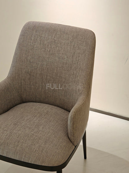 The Taupe Sweep Dining Chair