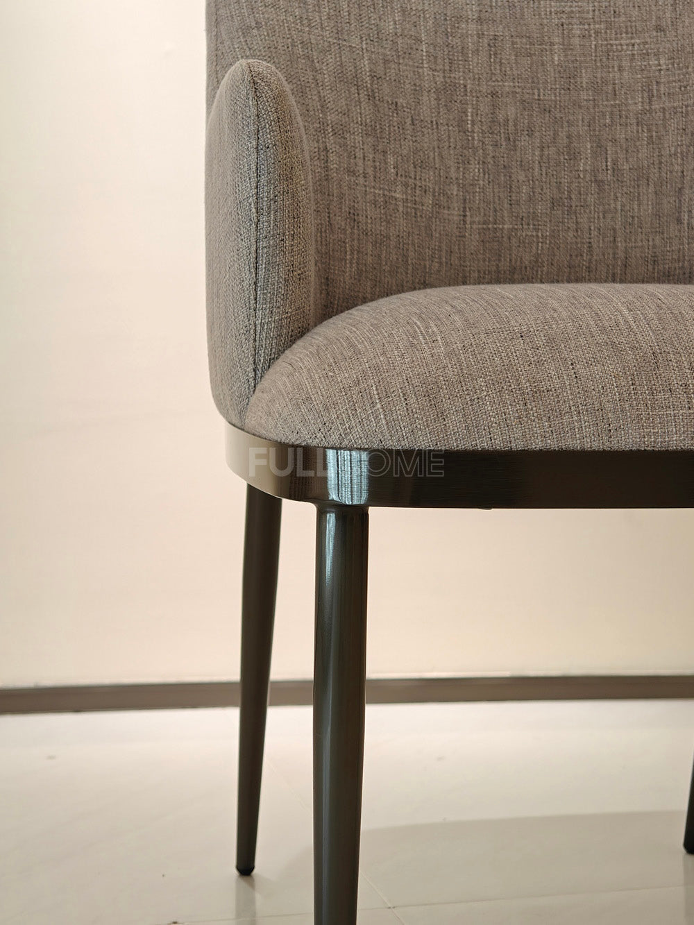 The Taupe Sweep Dining Chair