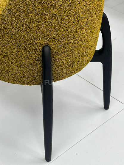The Mustard Shield Dining Chair