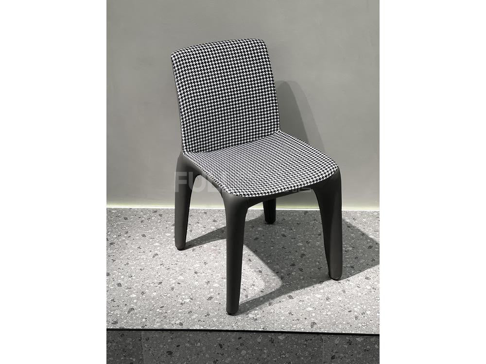 The Houndstooth Shell Dining Chair