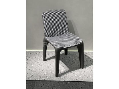 The Houndstooth Shell Dining Chair