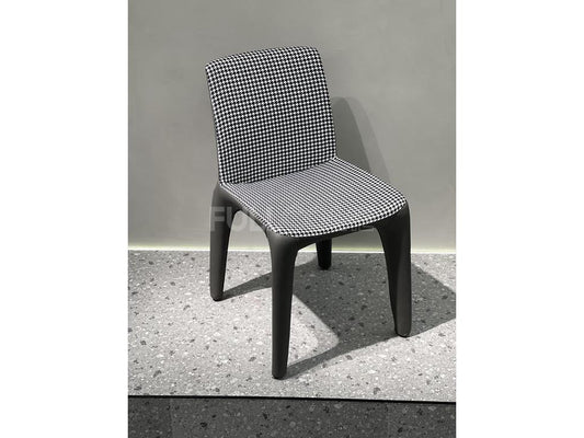 The Houndstooth Shell Dining Chair