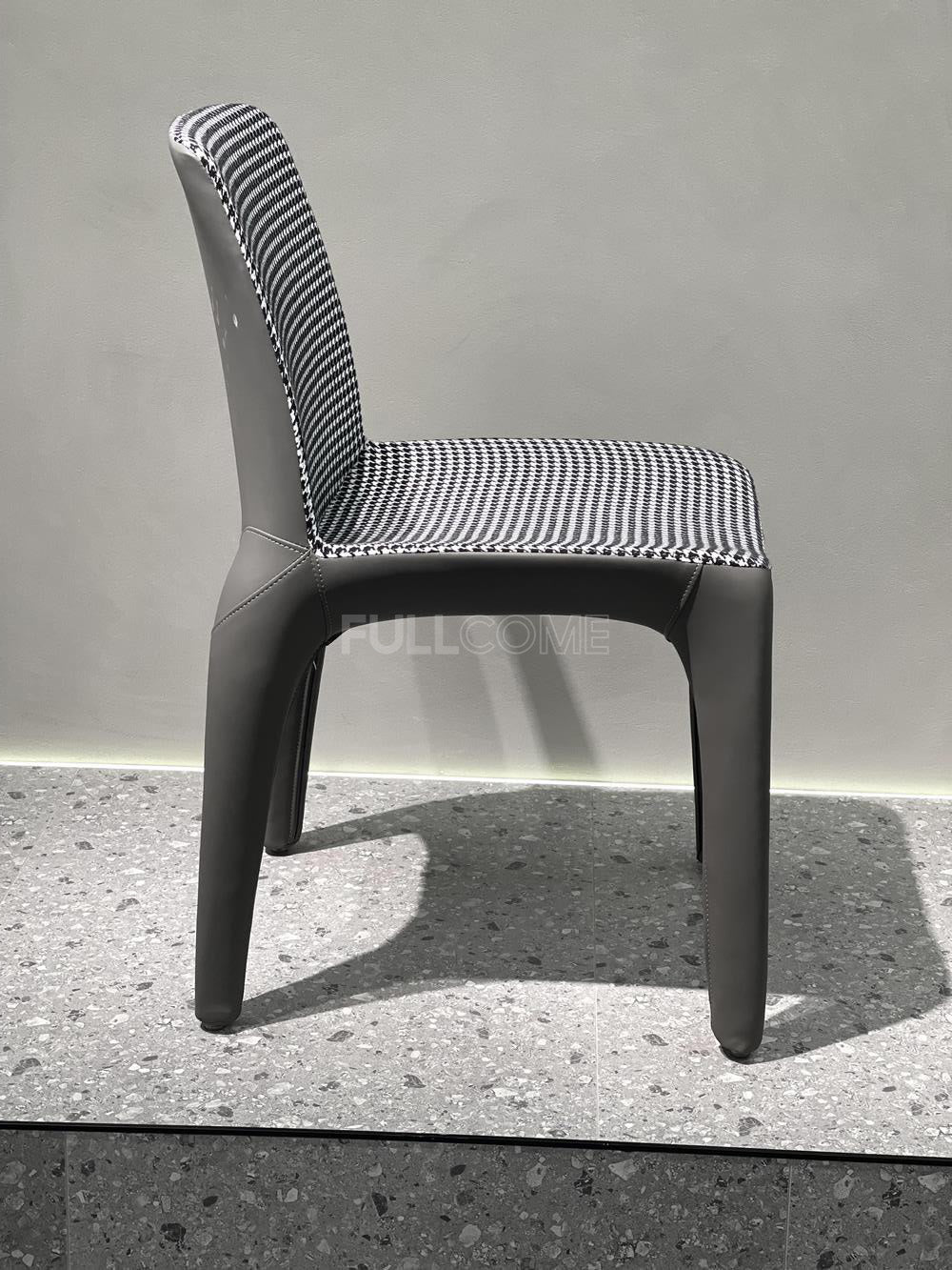 The Houndstooth Shell Dining Chair