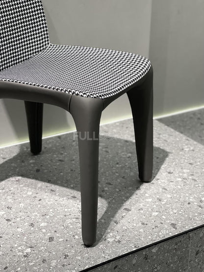 The Houndstooth Shell Dining Chair
