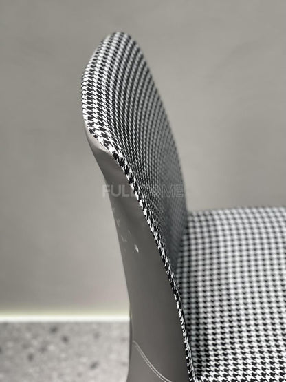 The Houndstooth Shell Dining Chair