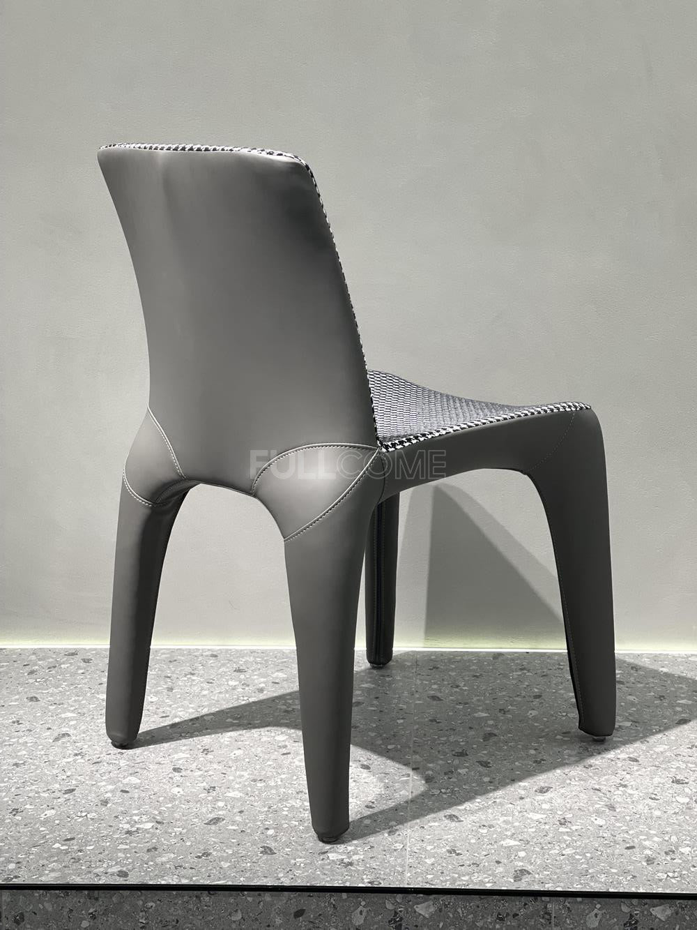 The Houndstooth Shell Dining Chair