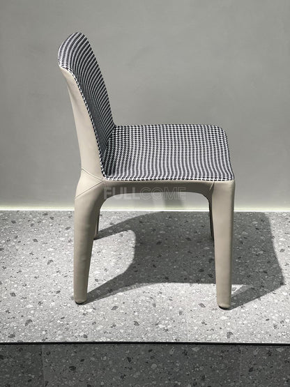 The Houndstooth Shell Dining Chair