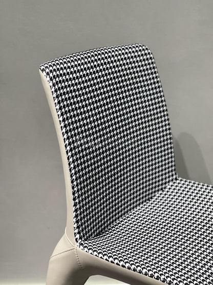 The Houndstooth Shell Dining Chair