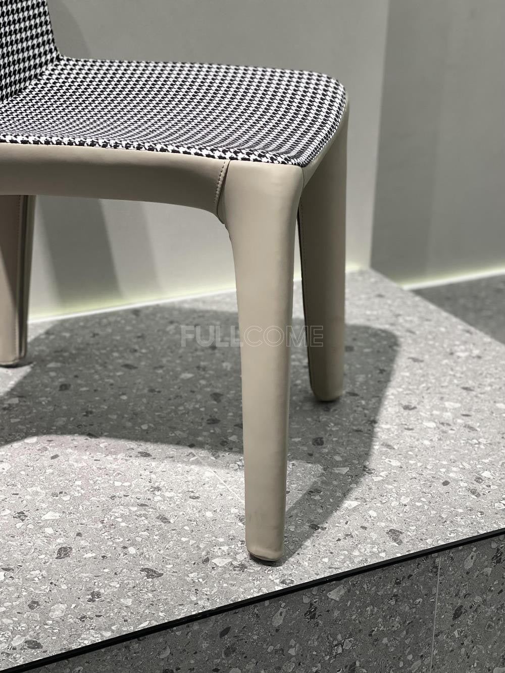 The Houndstooth Shell Dining Chair