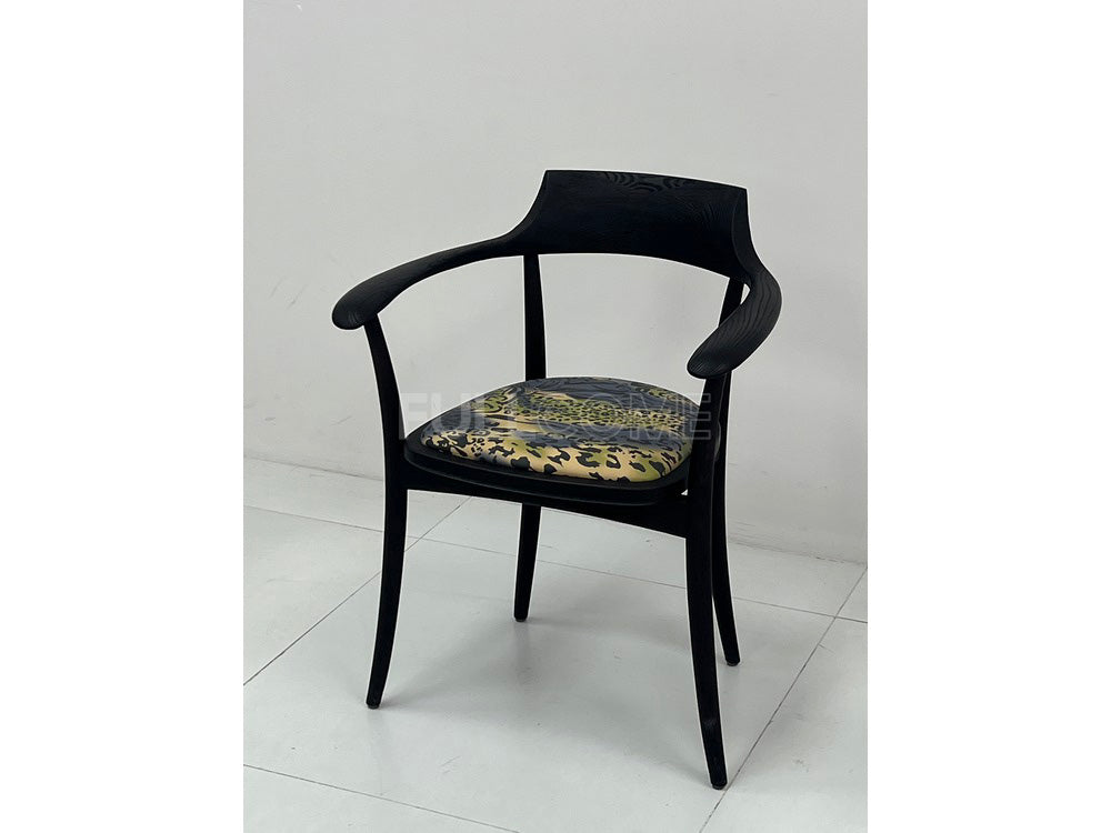 The Hoop-Arm Print Dining Chair