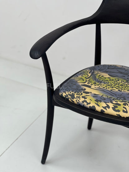 The Hoop-Arm Print Dining Chair
