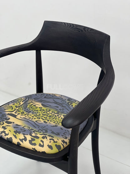 The Hoop-Arm Print Dining Chair