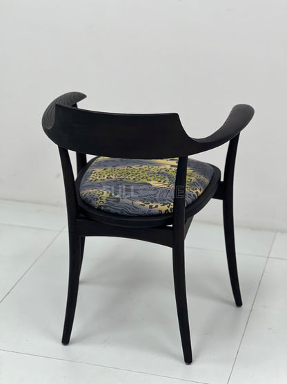 The Hoop-Arm Print Dining Chair