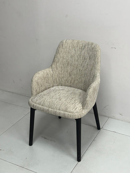 The Slub-Weave Dining Armchair