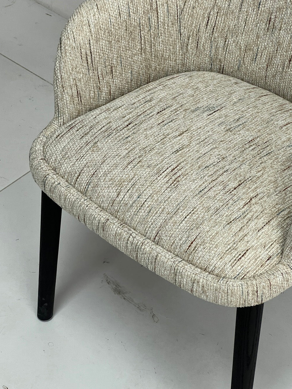 The Slub-Weave Dining Armchair