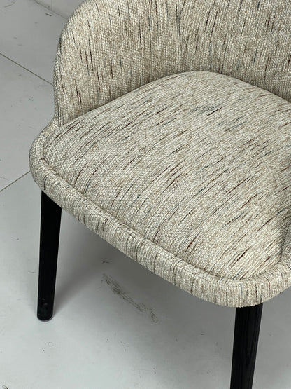 The Slub-Weave Dining Armchair