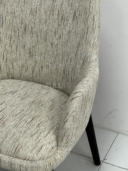 The Slub-Weave Dining Armchair
