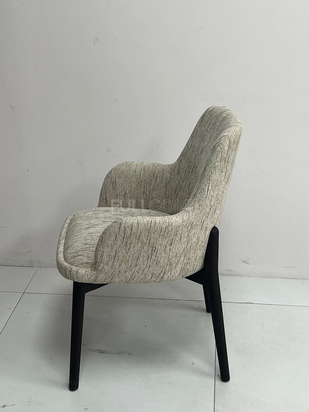 The Slub-Weave Dining Armchair