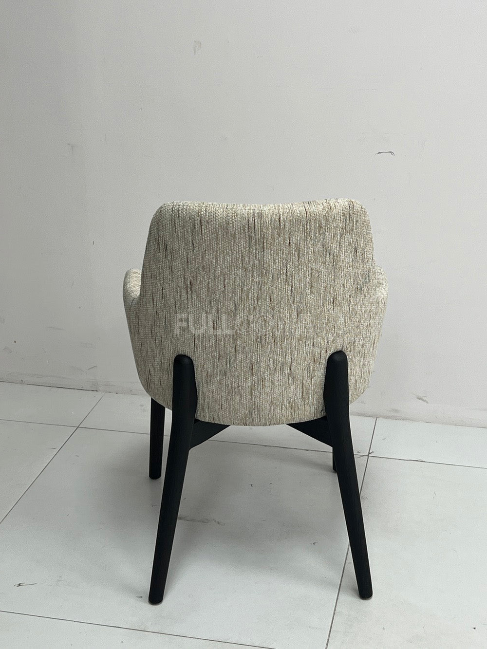 The Slub-Weave Dining Armchair