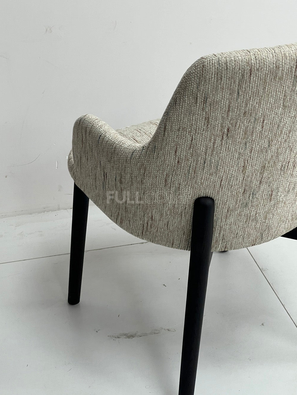 The Slub-Weave Dining Armchair