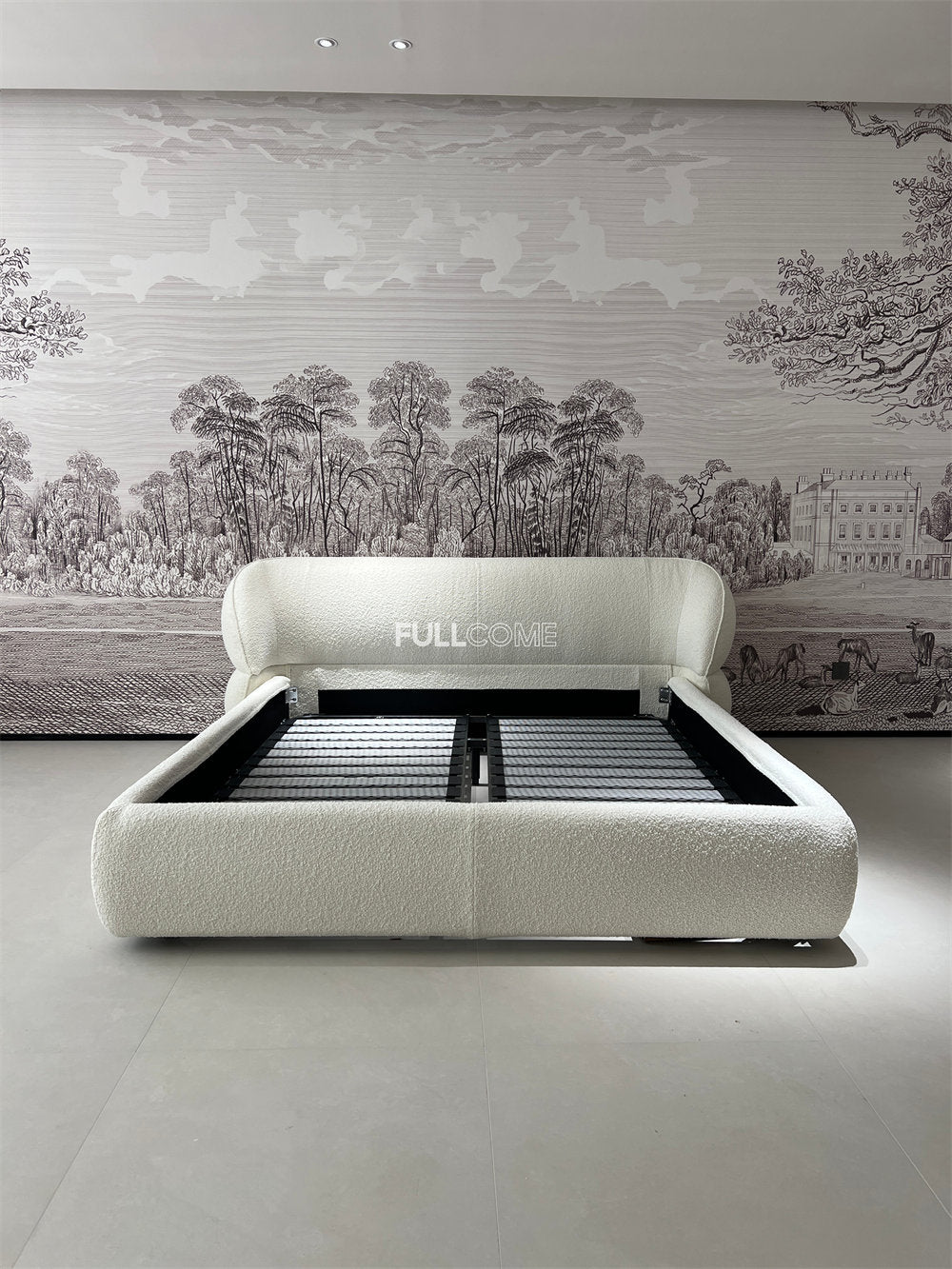 The Scroll Crest Bed