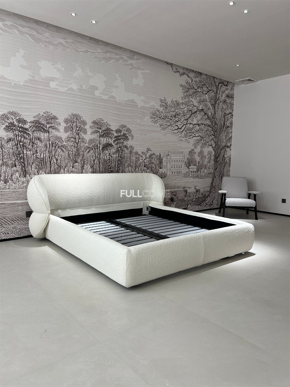 The Scroll Crest Bed