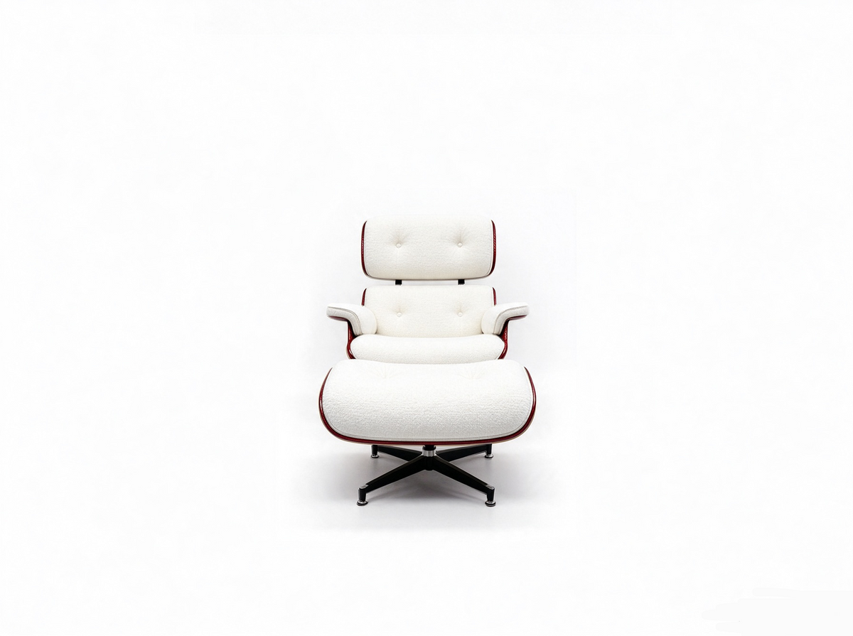 Eames Armchair - Cloth / Carbon fiber