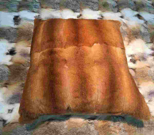 R5642BZ Weasel Whole Skin Natural Color Throw Pillow